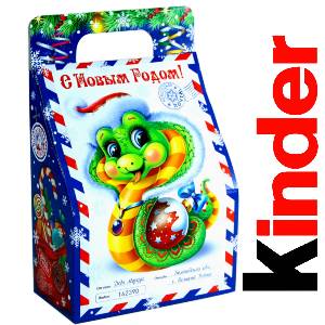 Детский подарок на Новый Год в жестяной упаковке весом 335 грамм по цене 1312 руб в Воронеже