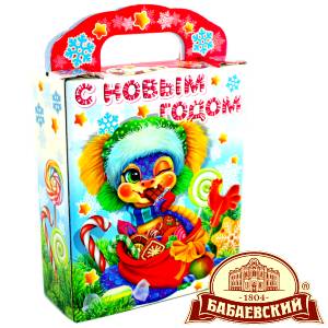 Детский подарок на Новый Год в мешочке весом 800 грамм по цене 1261 руб в Воронеже